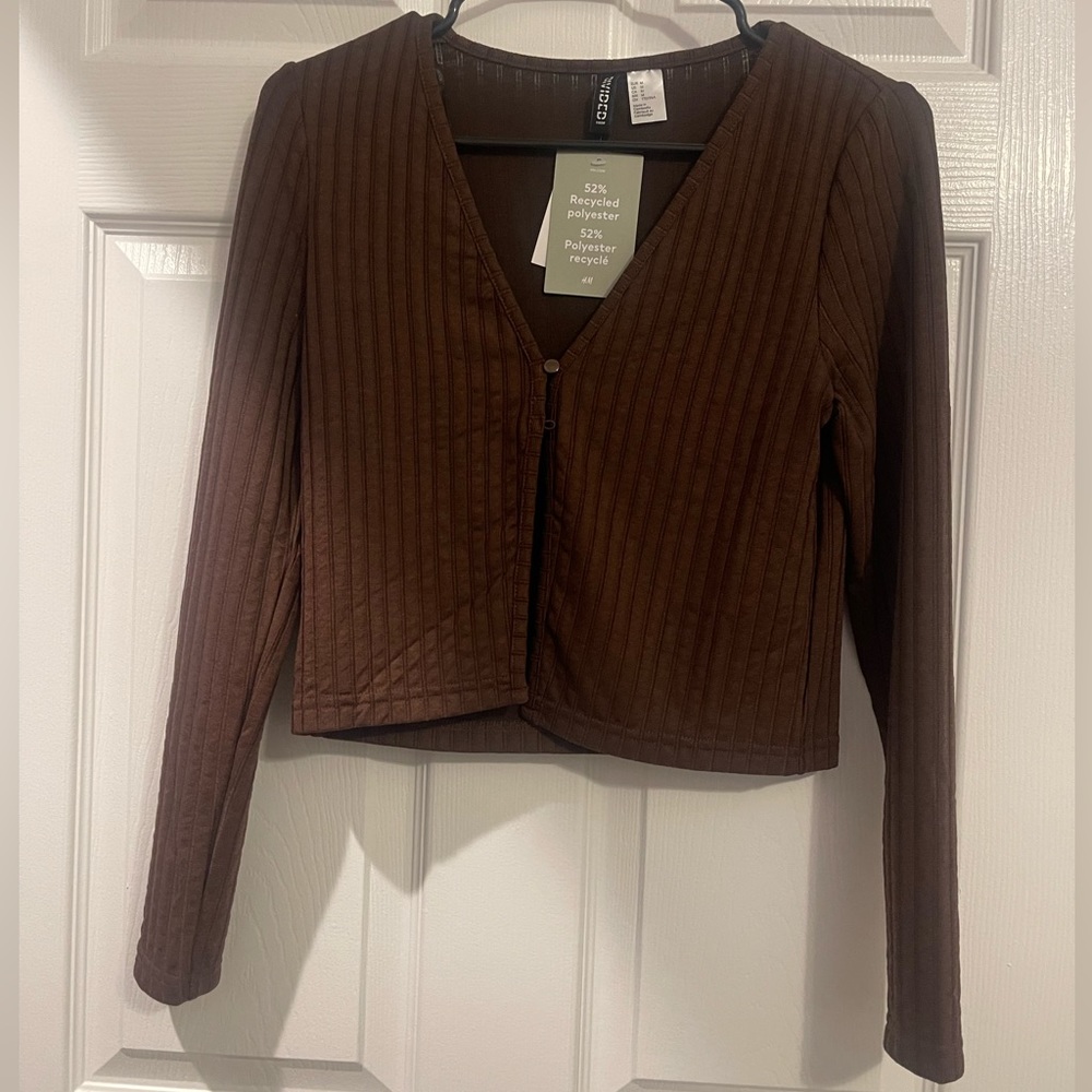 H&M Divided Brown Cropped Sweater